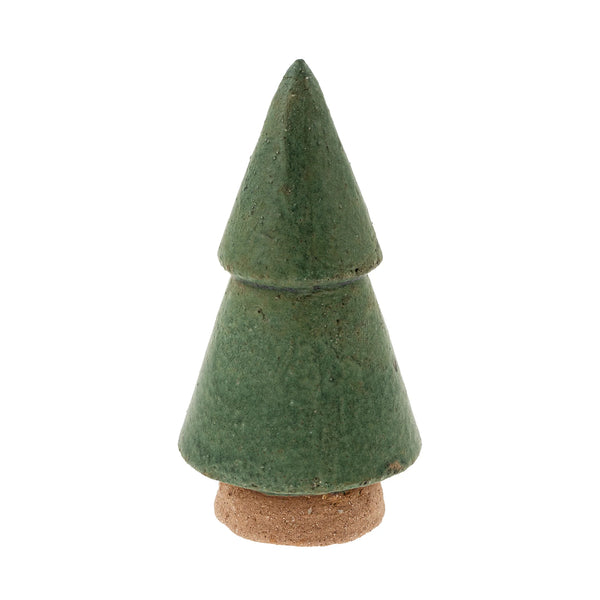 Raw Clay Christmas Tree Green