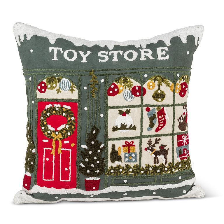 Square Toy Storefront Pillow