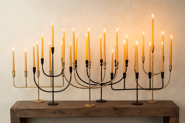 Luna Candelabra, Gold