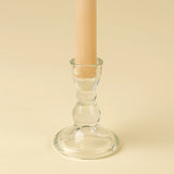 Clear Callista Candle Holder
