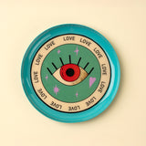 Eye Love You Decorative Enameled Tray