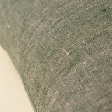 20x20 Linen Chambray Pillow, Green