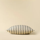 20x20 Narrow Stripe Pillow, Slate Grey