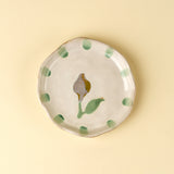 Painted Petals Plate S, Lemon