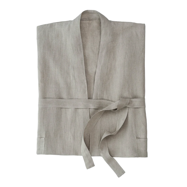 Natural Linen Robe