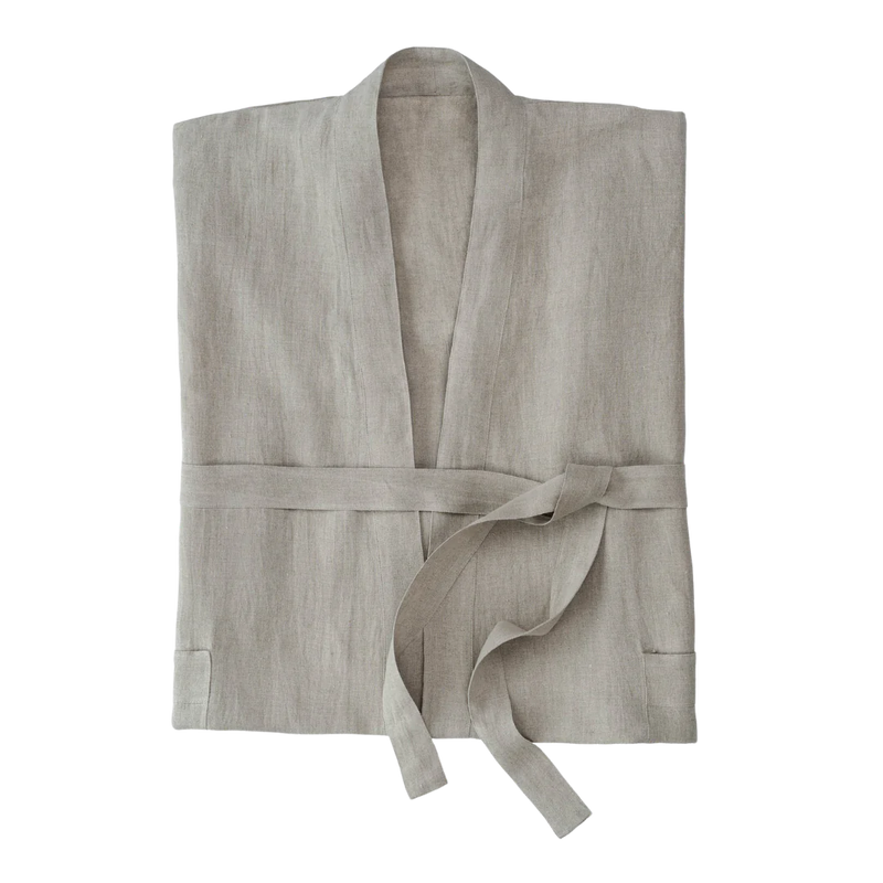 Natural Linen Robe