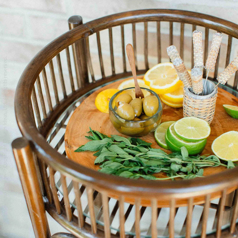 Small Hand Kneaded Glass Sauce Bowl