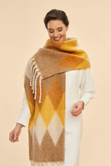 Lulu Cosy Scarf - Mustard Mix