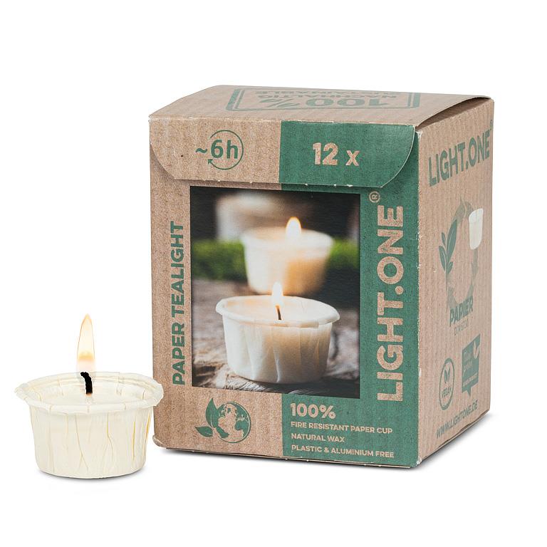 Natural Sustainable Tealight-2.5"D