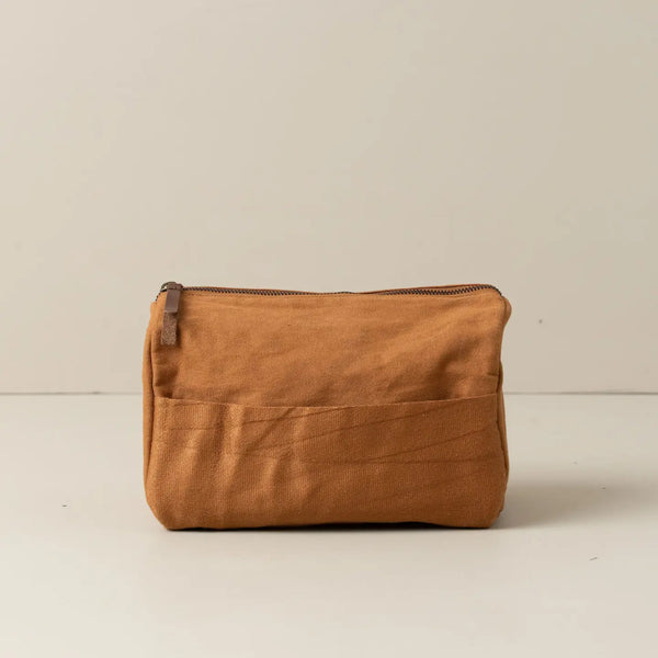 Journey Toiletry Canvas Bag | Terracotta