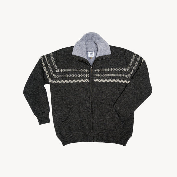Fleece Lined Zip Sweater Unisex
