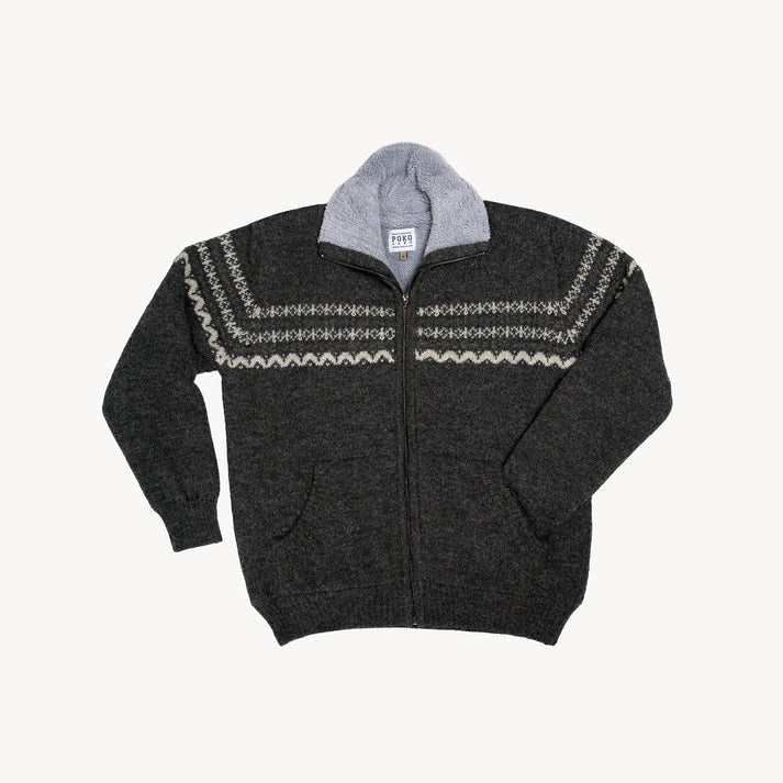 Fleece Lined Zip Sweater Unisex