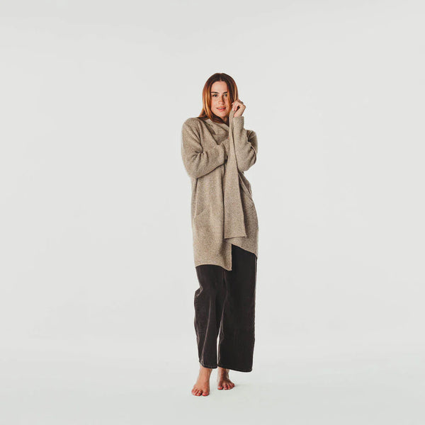 Mia Sweater - Beige Melange