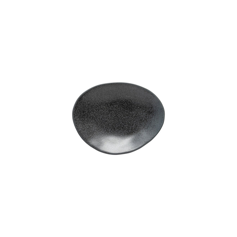 Livia Matte Black Oval bread plate