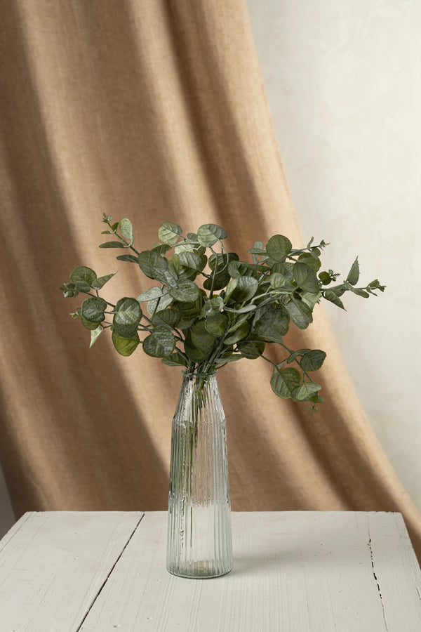 Ribbed Glass Vase S