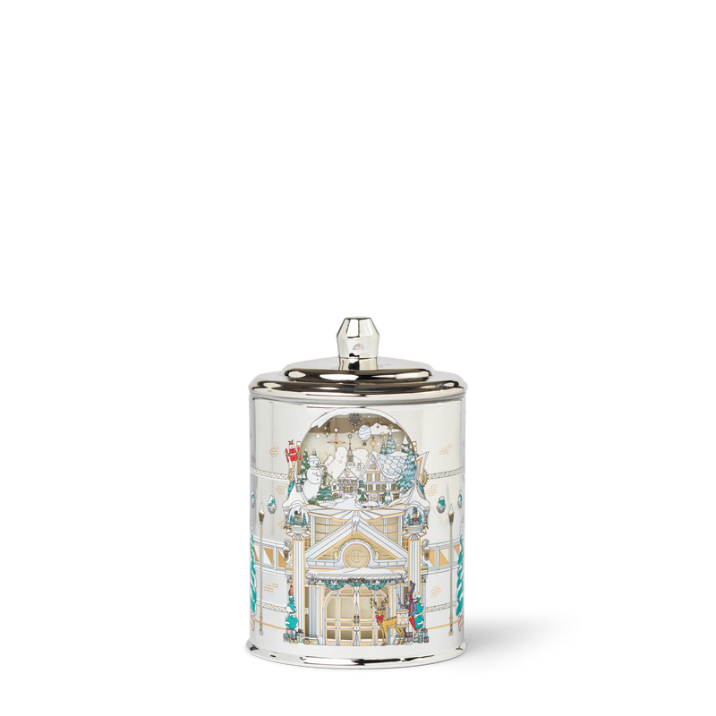 White Christmas Candle