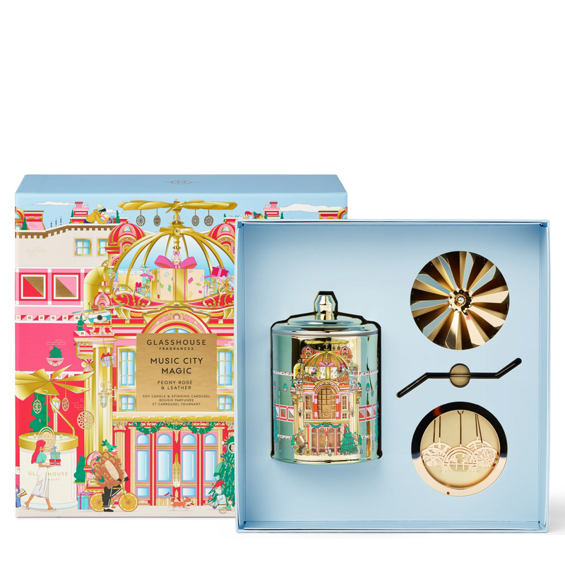 Limited edition Music City Magic Peony Rose & Leather