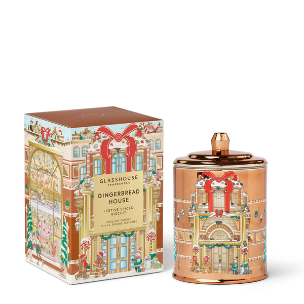 Gingerbread House Candle