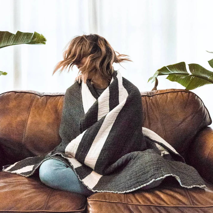 Throw - Heirloom - Charcoal