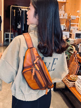 Sling & Belt Bag Light Brown