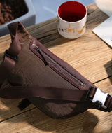 Sling & Belt Bag Dark Brown