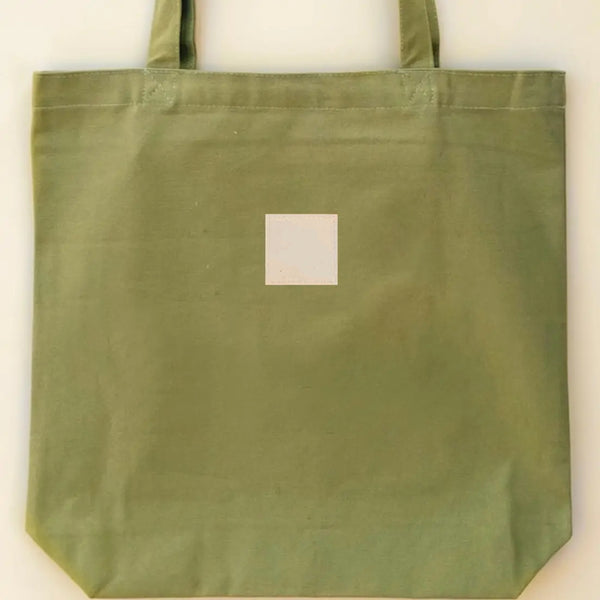 Green Minimalist Tote Bag