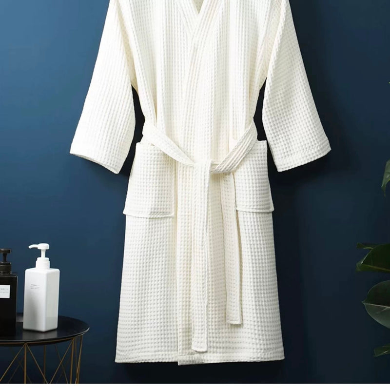 Classic White Waffle Robe