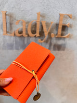 Personalized leather notebook