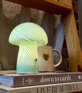 Portable Mini Glass Mushroom Lamp