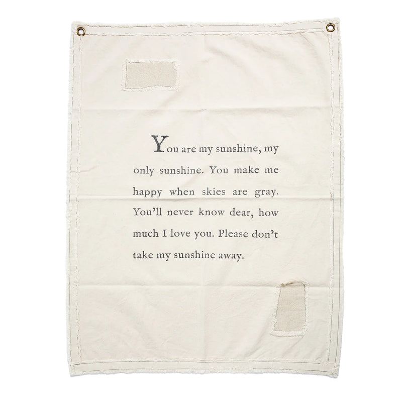 You Are My Sunshine Canvas Wall Hanging