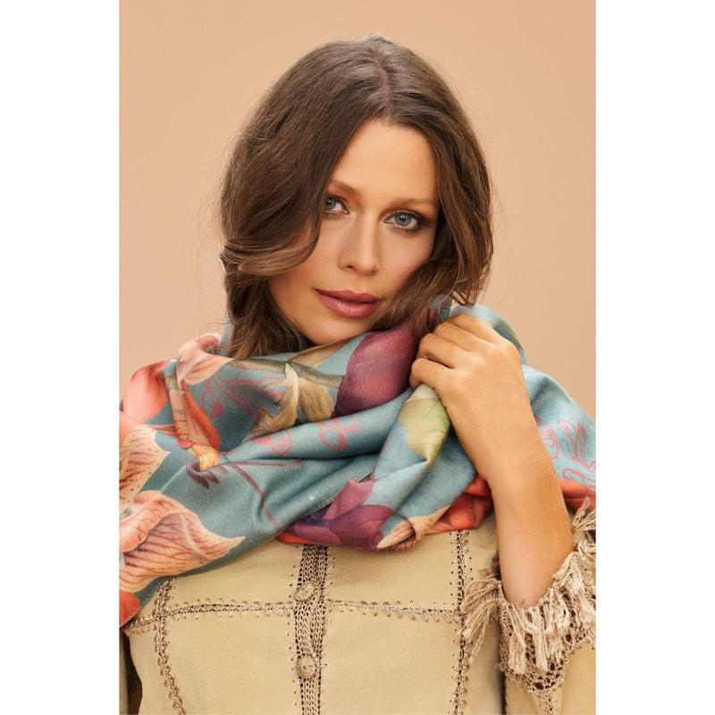 Luxurious Hummingbird at Dusk Scarf