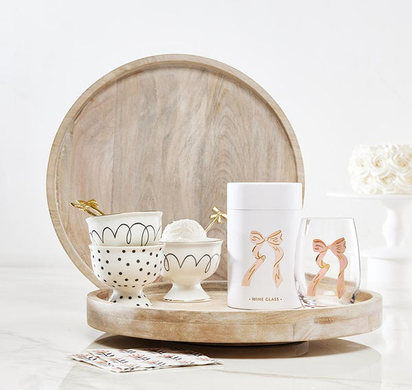 Ceramic Ice Cream Bwl - Squiggles