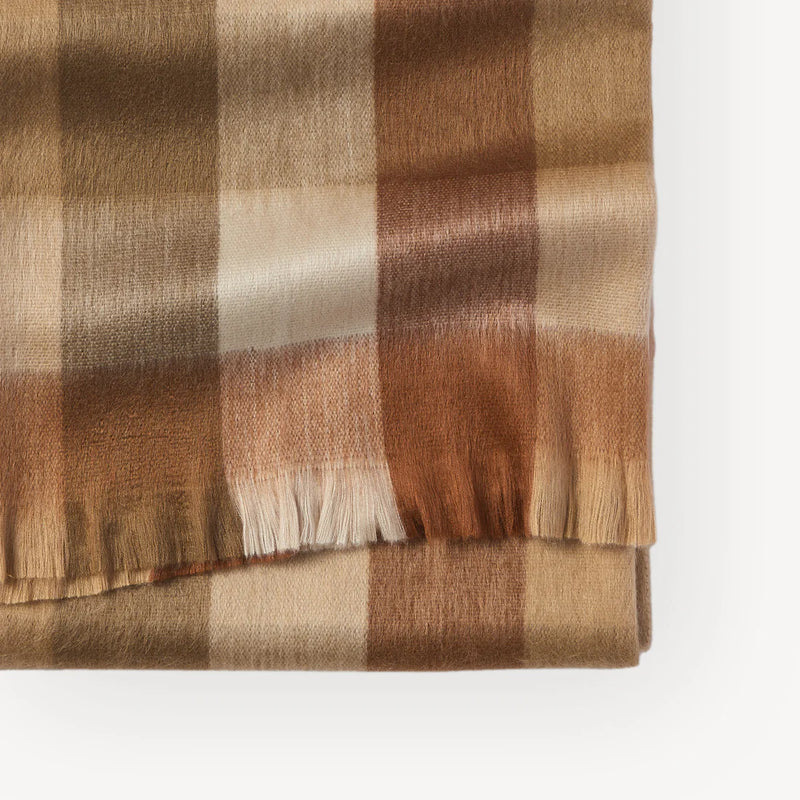 Blanket - Throw - Cinnamon Check