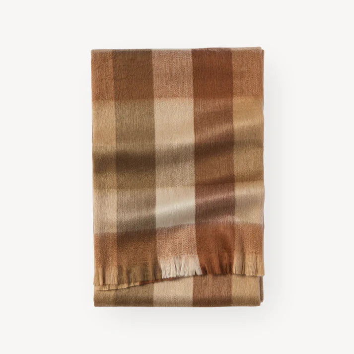 Blanket - Throw - Cinnamon Check