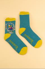 Letter S Ankle Socks