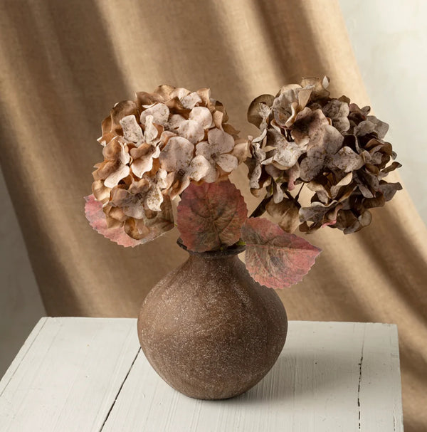 Faded Hydrangea Stem | Cream