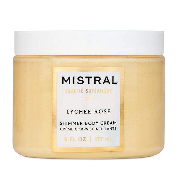 Luxe Shimmer Body Cream Lychee Rose