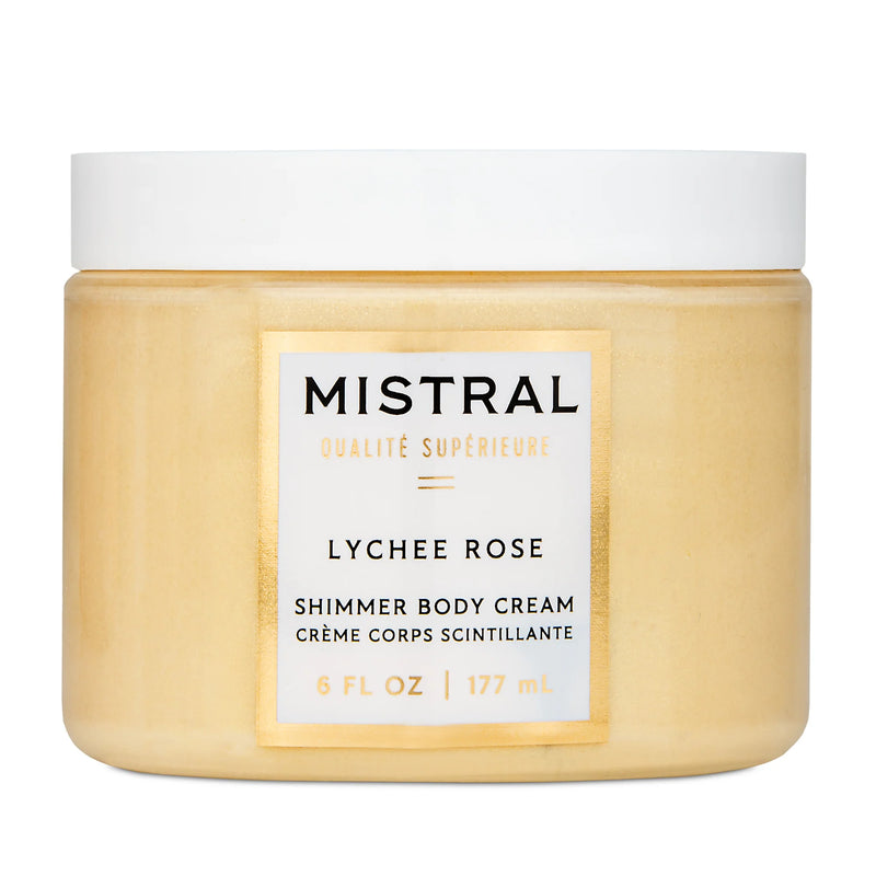 Luxe Shimmer Body Cream Lychee Rose