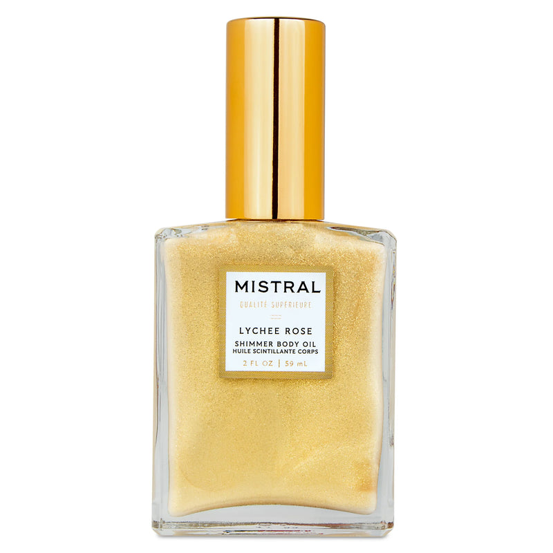 Luxe Shimmer Body Oil Lychee Rose