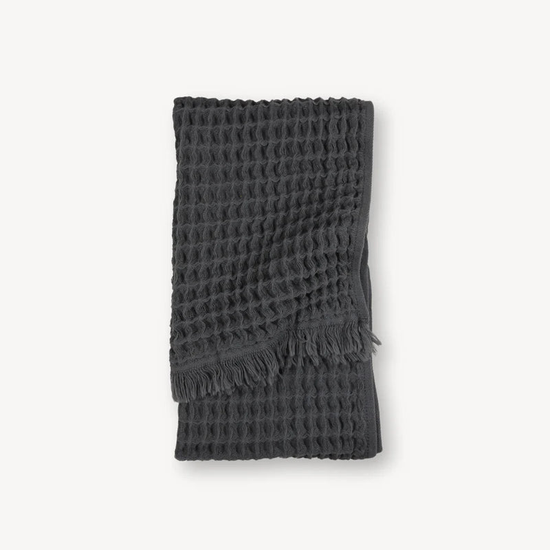 French Waffle Hand Towel Anthracite