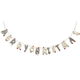 Wool "Merry Christmas" Garland