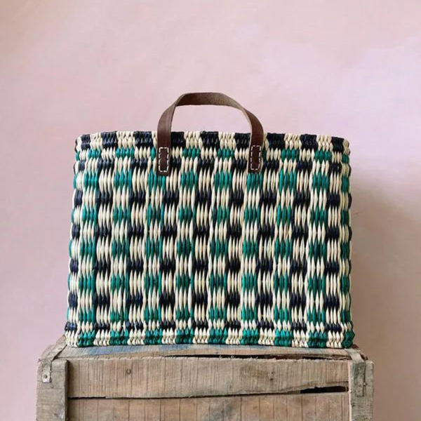 Chequered Reed Basket
