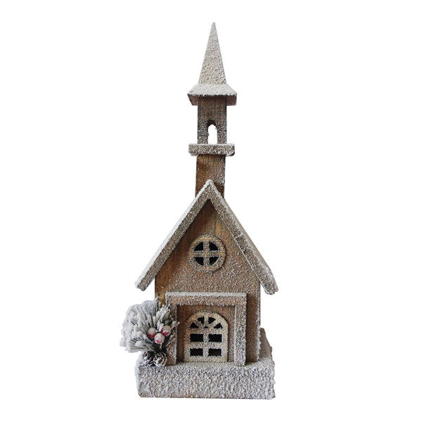 WOODEN NAT. CHURCH 18"