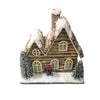 Large Snowy LED Log House