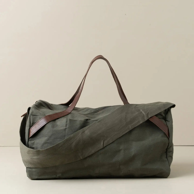 Canvas Duffle Bag | Olive Journey