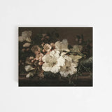 Moody Floral Art Print 8x10" with Frame