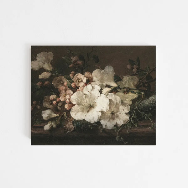 Moody Floral Art Print 8x10"