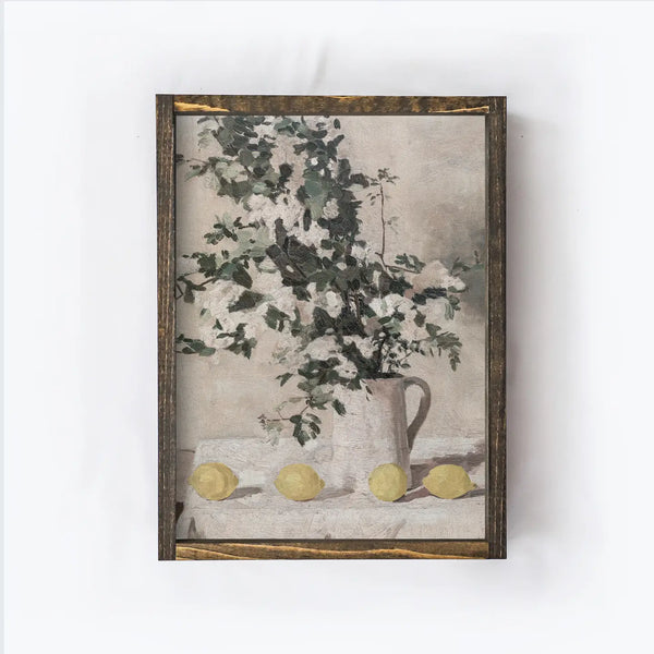 Vintage Life with Lemons 12x9"
