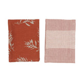 Tea Towels Set of Two, Cinnamon