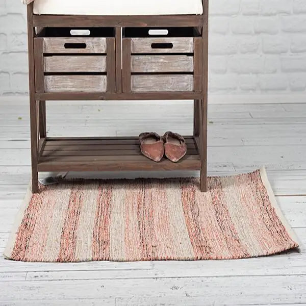 2' X 3' Cotton Woven Rug